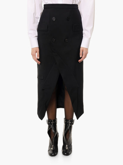 Certified wool upside-down skirt thumbnail