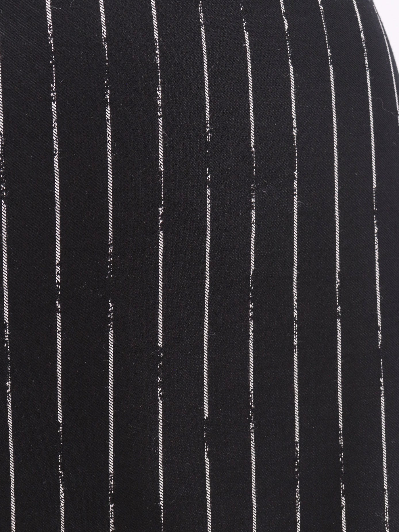 Wool skirt with striped motif