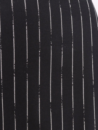 Wool skirt with striped motif thumbnail