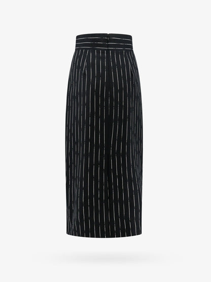 Wool skirt with striped motif thumbnail