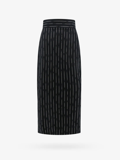 Wool skirt with striped motif thumbnail