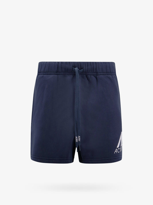 Cotton shorts with embroidered logo