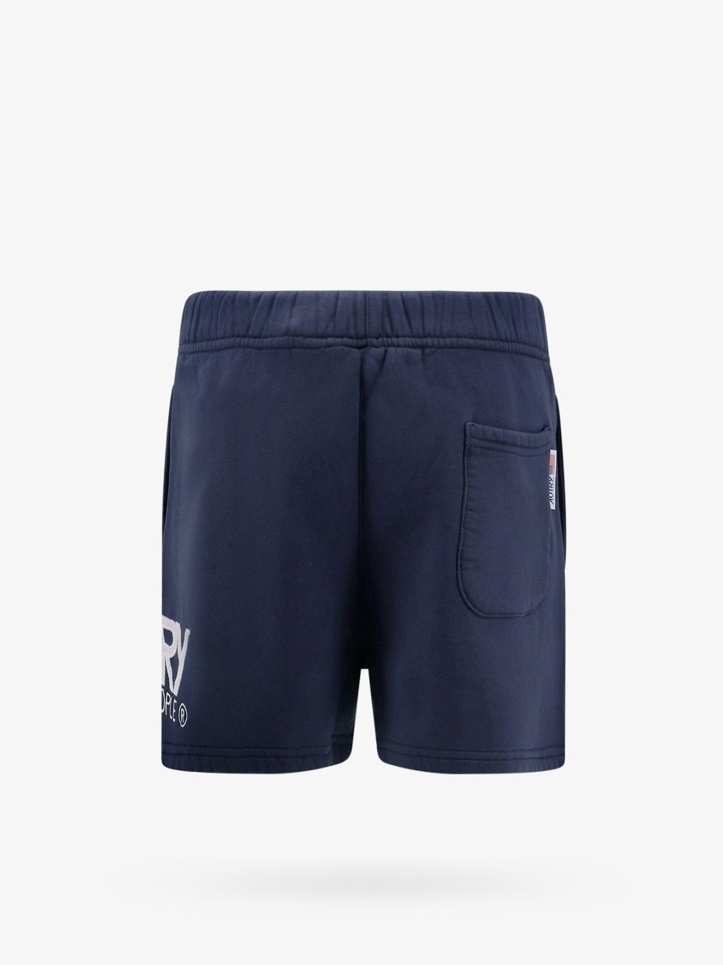 Shorts in cotone con logo ricamato