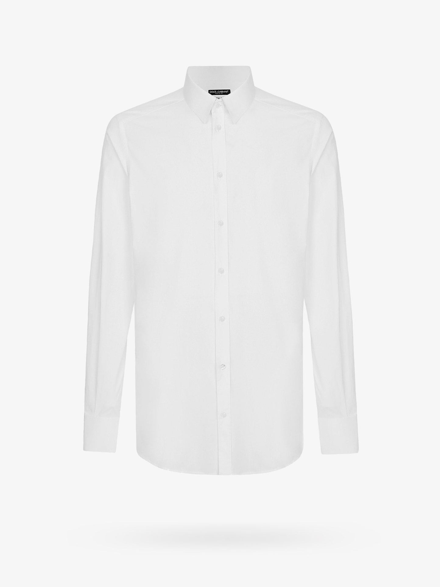 Cotton shirt with back pinces