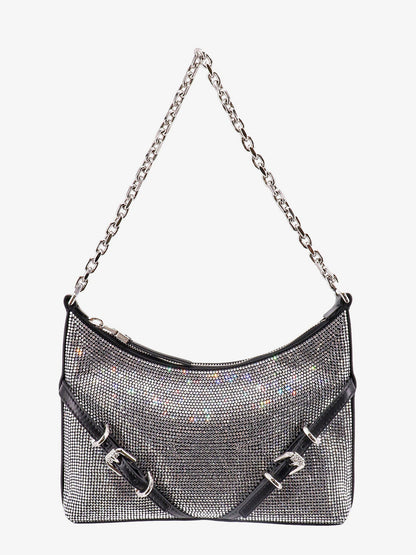 Shoulder bag with all-over rhinestones thumbnail