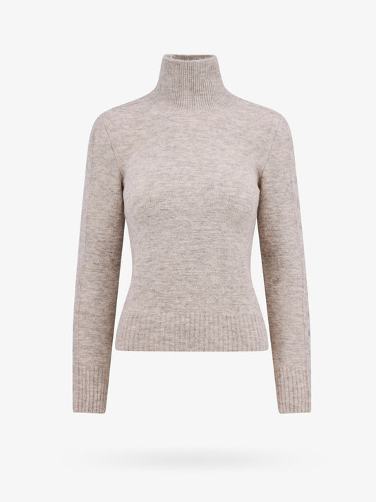 Maglia in misto alpaca con bottoni in metallo