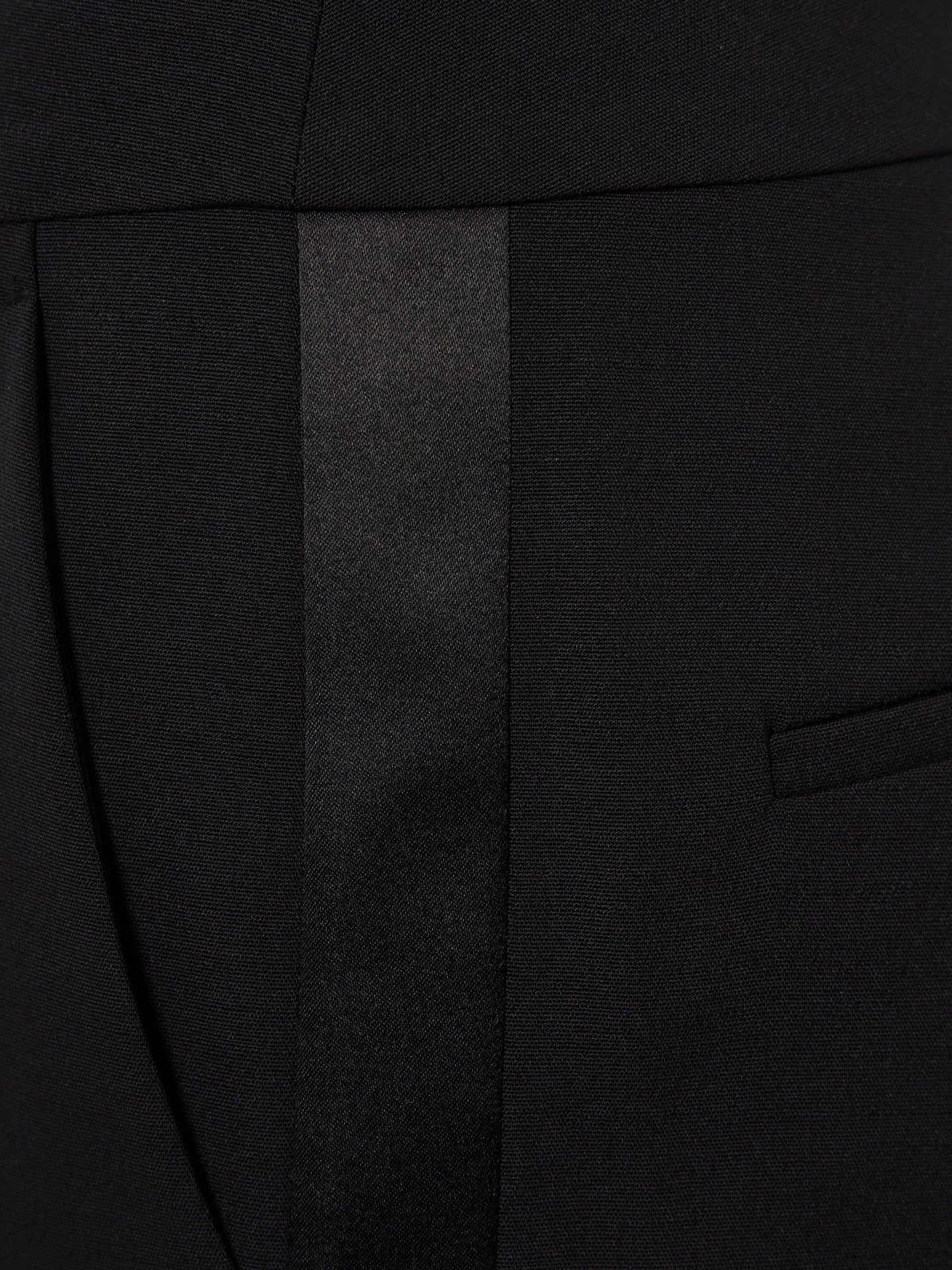 Virgin wool and mohair trousers