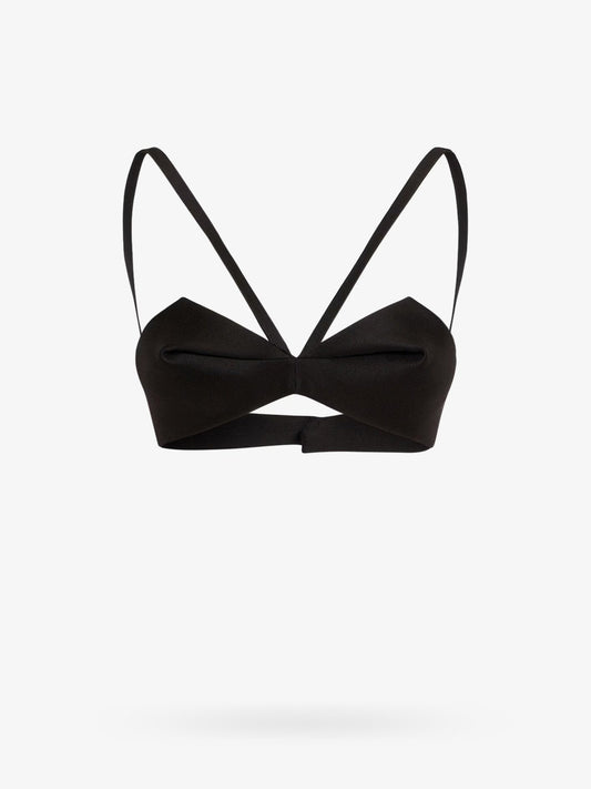 Pleated bustier top