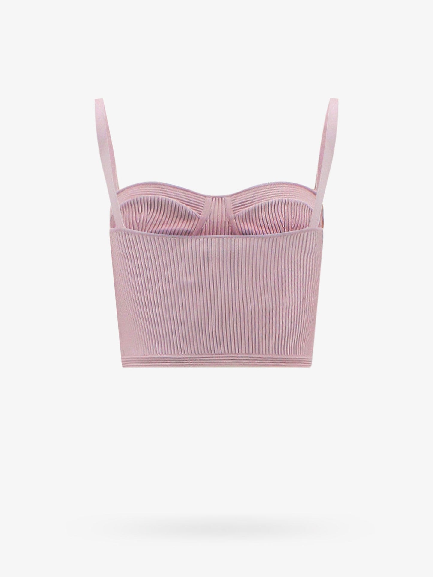 Ribbed fabric top