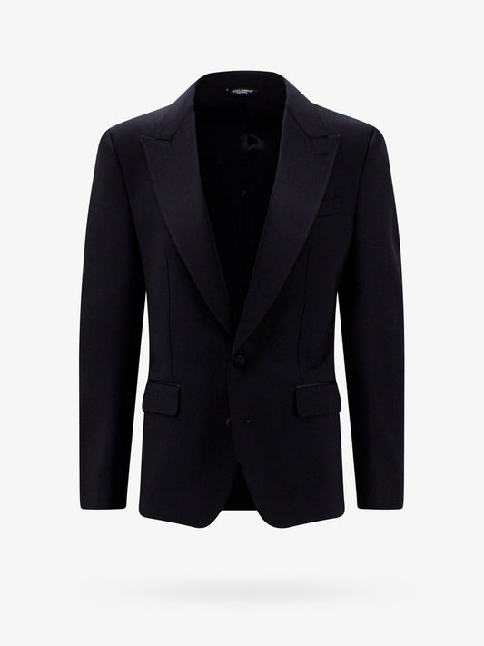 Wool and silk tuxedo jacket