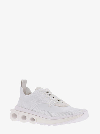 Nylon sneakers with iconic gancini sole thumbnail