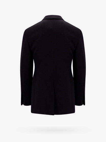 Wool blazer with satin profiles thumbnail