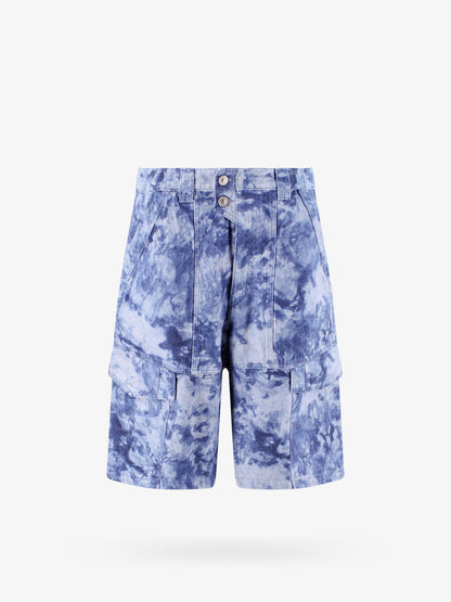 Cotton bermuda shorts with tie dye effect thumbnail