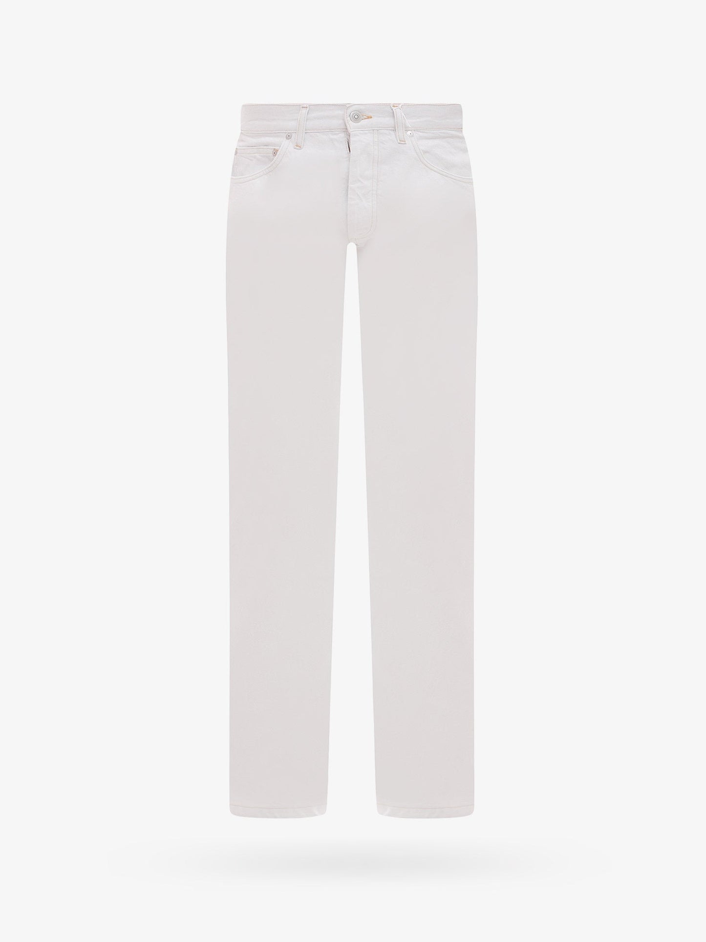 Cotton jeans with contrasting stitching