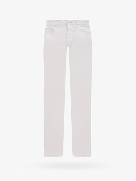 Cotton jeans with contrasting stitching