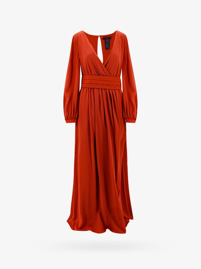 Silk dress with cut-out detail on the back thumbnail