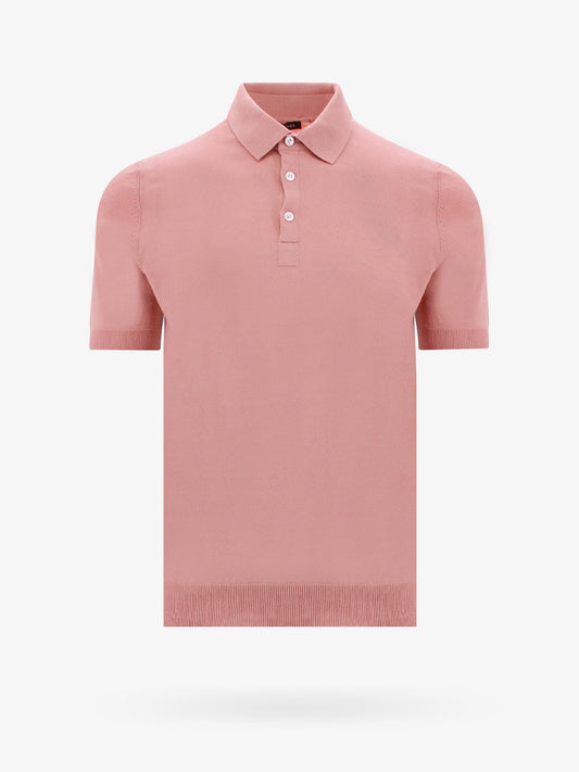 Regular fit cotton polo shirt