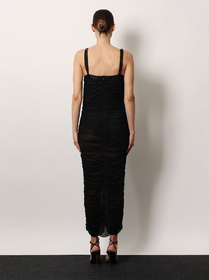 Nylon draped dress thumbnail