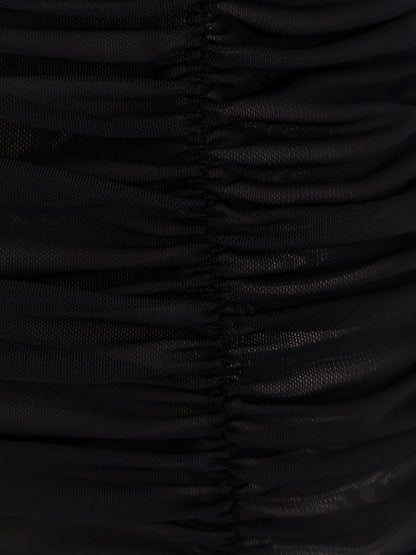 Nylon draped dress thumbnail