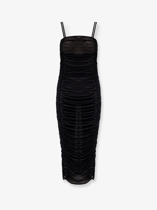 Nylon draped dress