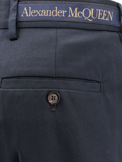 Cotton trouser with logo detail thumbnail