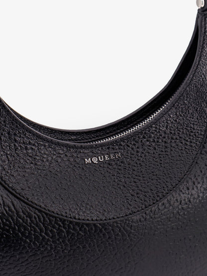 Leather handbag with frontal logo thumbnail