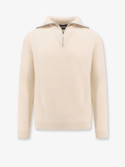 Cashmere sweater with half zip thumbnail
