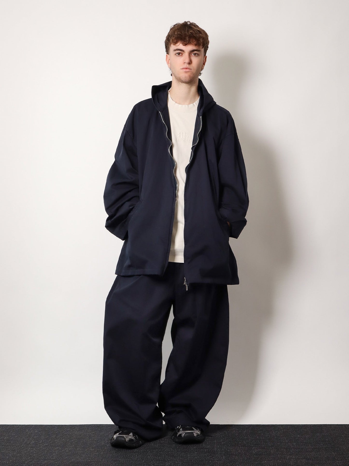 Cotton baggy trouser