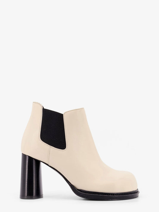 Leather ankle boots
