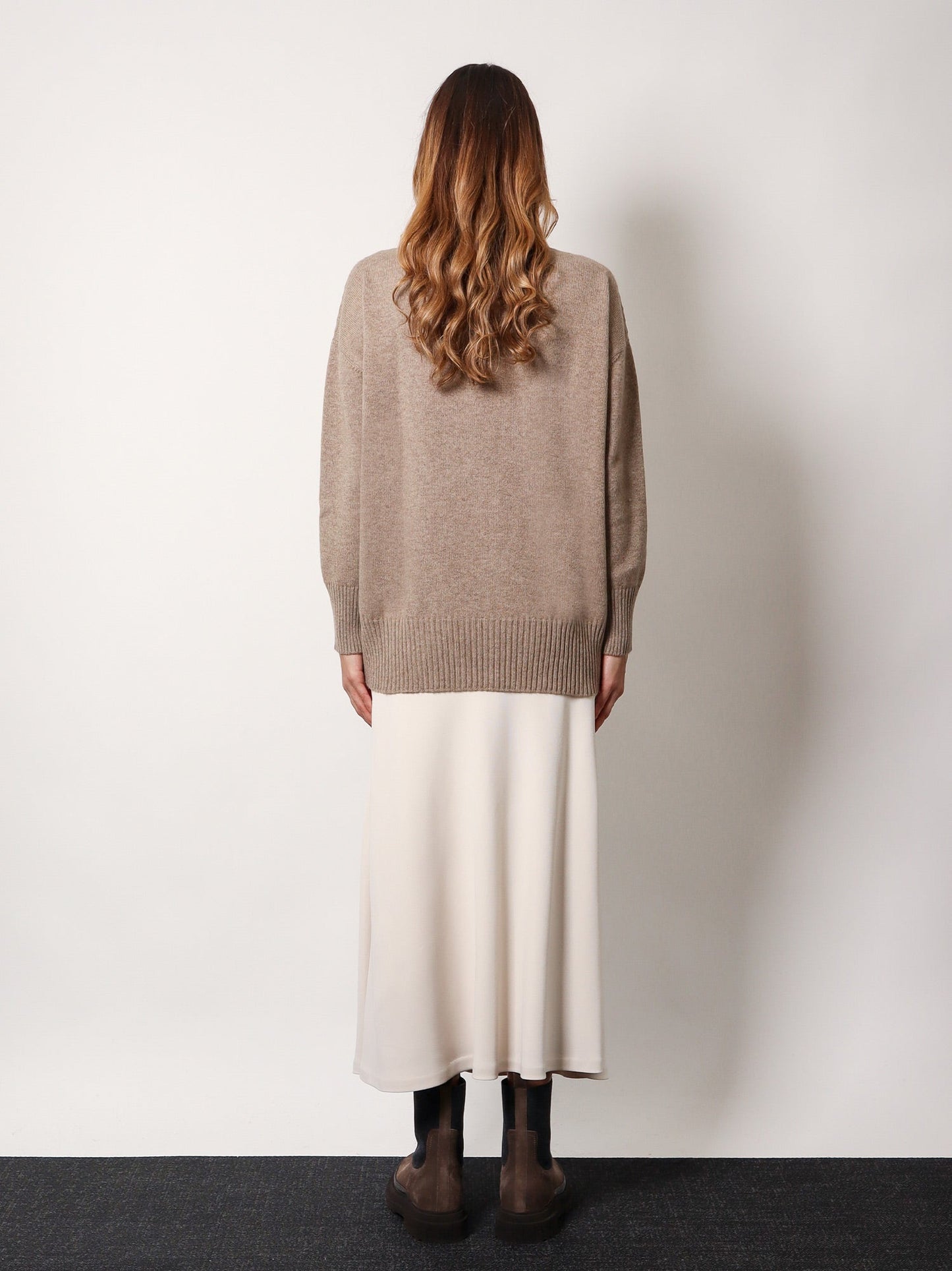 Classic fit cashmere sweater