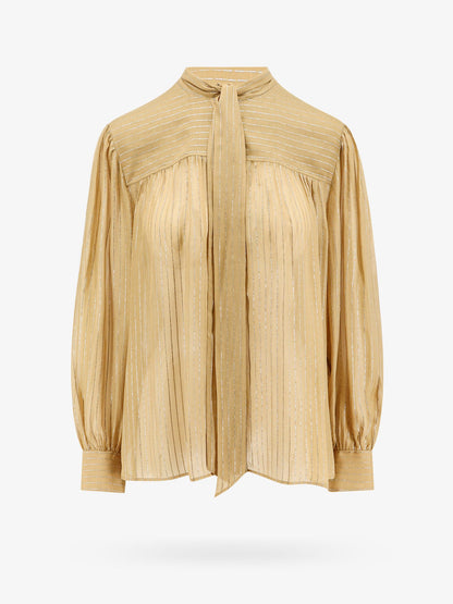 Silk shirt with lurex details thumbnail