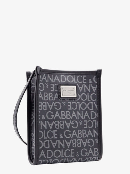 Shopping shoulder bag with all-over logo motif thumbnail