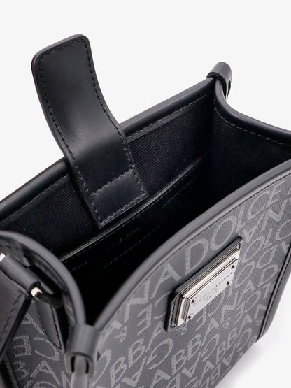 Shopping shoulder bag with all-over logo motif thumbnail