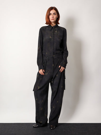 Silk cargo trousers thumbnail