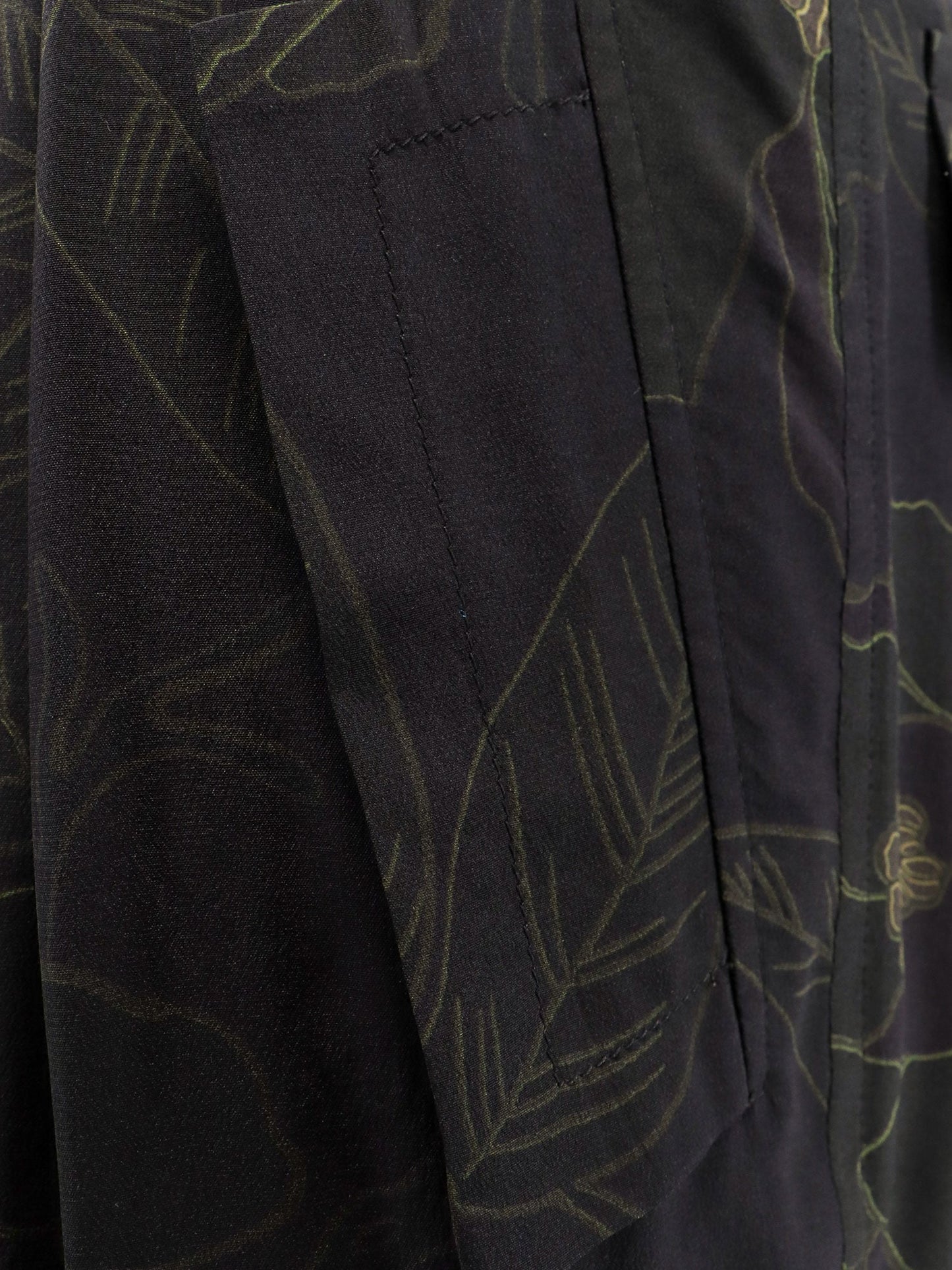 Silk cargo trousers