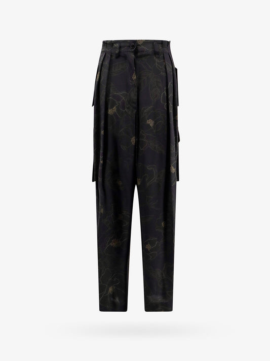 Silk cargo trousers