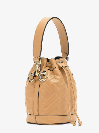 Leather bucket bag with FF motif thumbnail
