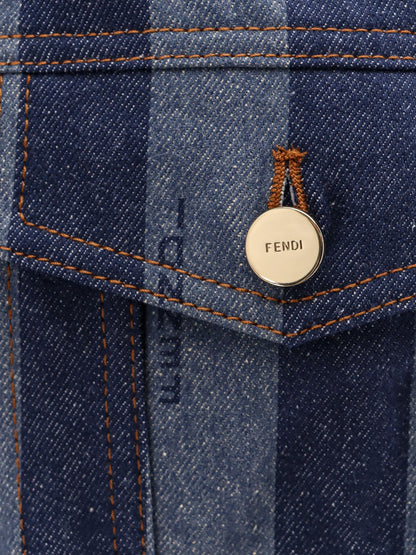 Denim jacket with pequin stripes thumbnail