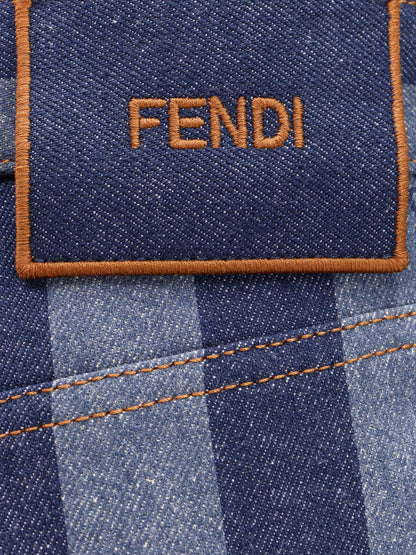 Cotton jeans with pequin stripes thumbnail