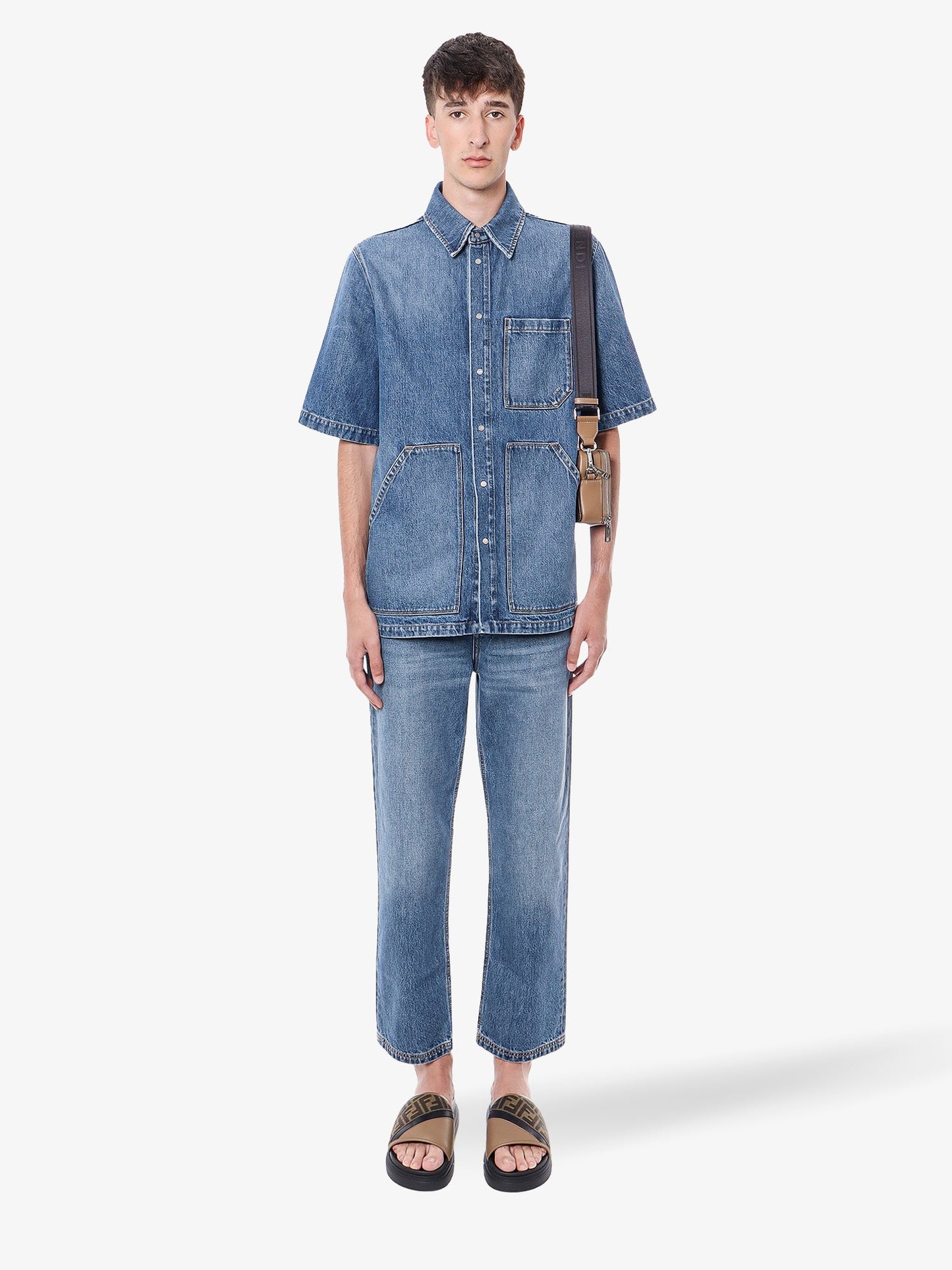 Denim oversize shirt