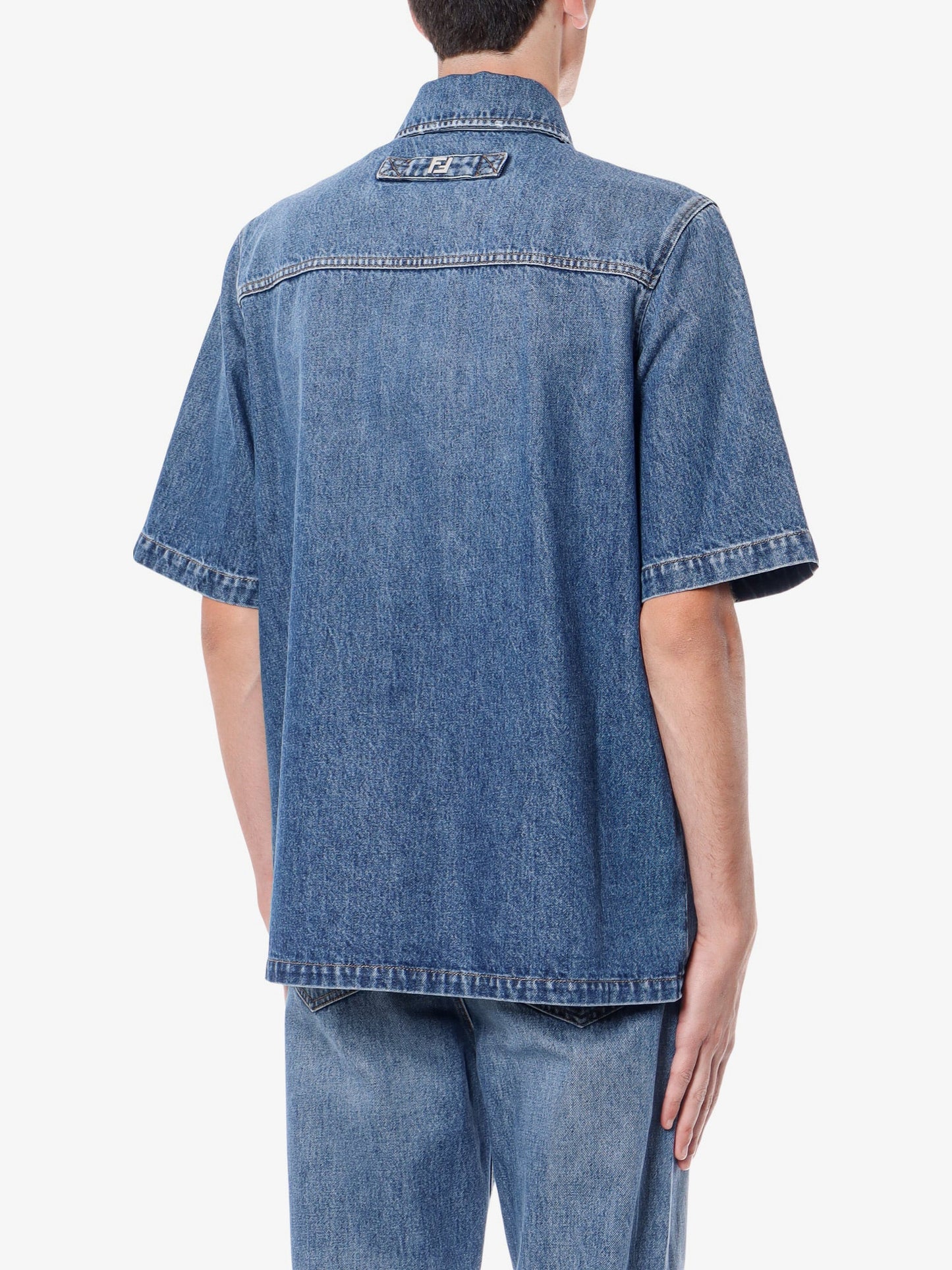 Denim oversize shirt