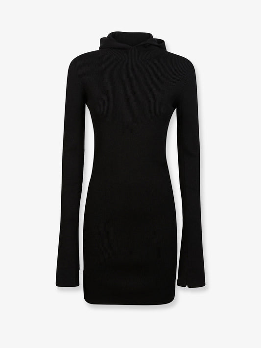 Wool blend short dress
