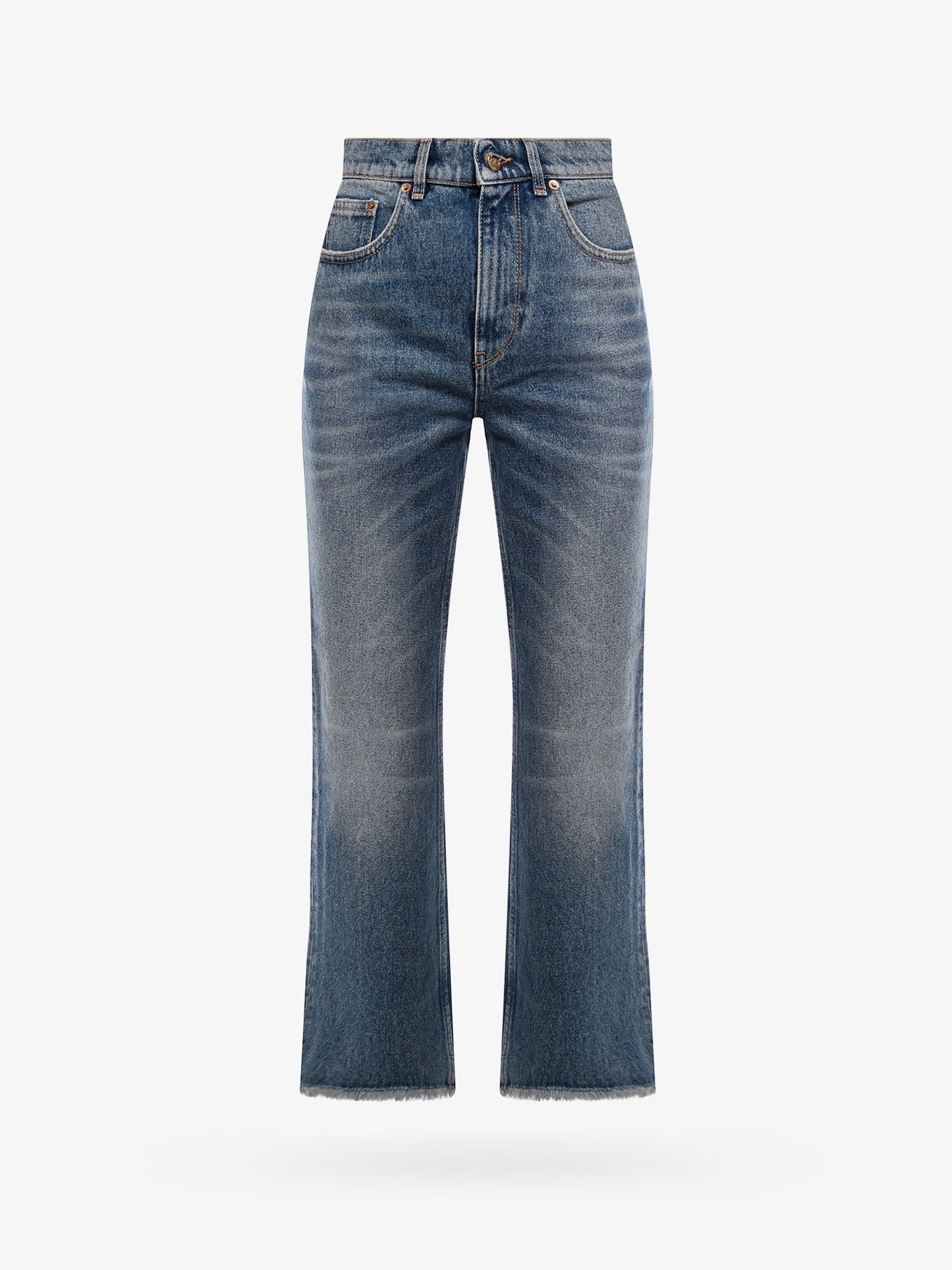 Jeans deryn new cropped flare con etichetta logata posteriore
