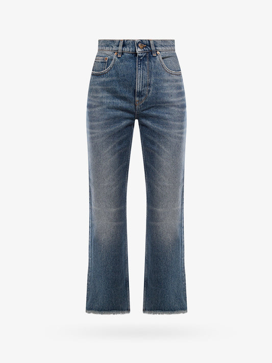 Derin new cropped flare jeans with back logoed patch
