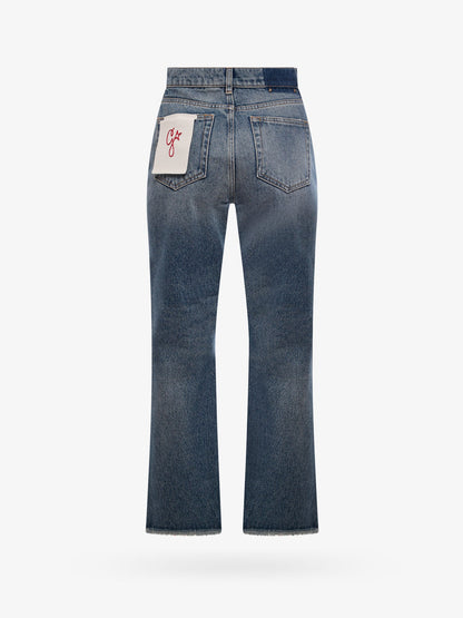 Jeans deryn new cropped flare con etichetta logata posteriore thumbnail
