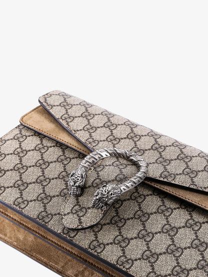 Dionysus GG supreme fabric and suede shoulder bag thumbnail