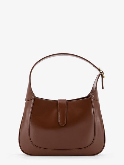 Leather shoulder bag with metal details thumbnail