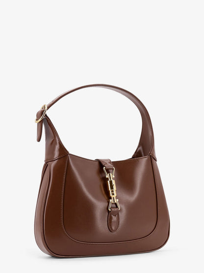 Leather shoulder bag with metal details thumbnail
