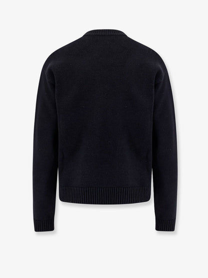 Maglia in lana con ricamo gucci sulla parte anteriore thumbnail