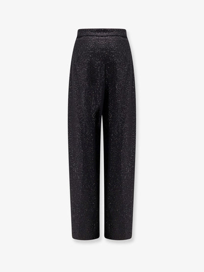 Navigli viscose blend trousers with sequins thumbnail